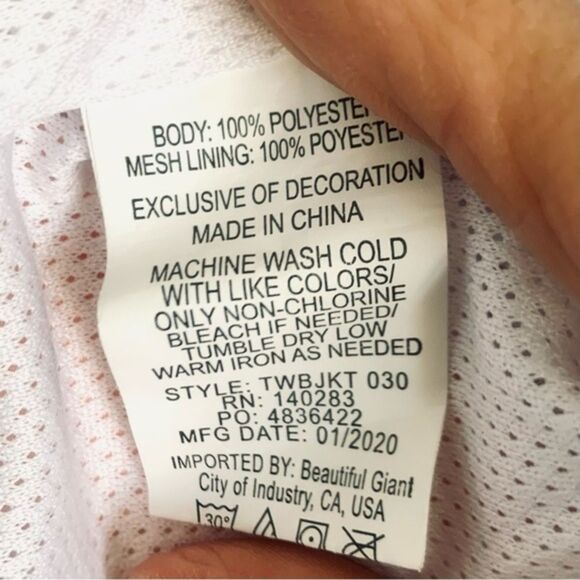 Twain Tie Dye zip up‎ Relaxed Fit Front Hooded Windbreaker XL - Picture 8 of 8